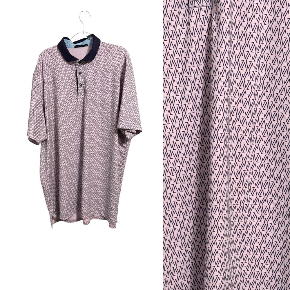 GREYSON - Geometric G All Over Mens XXL Golf Polo Shirt